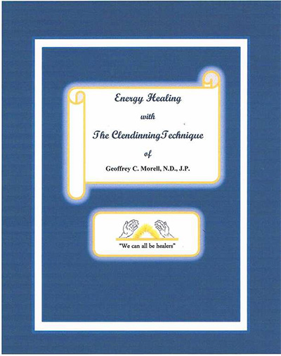 book cover Energy Healing The Clendinning Technique by Geoffrey Morell